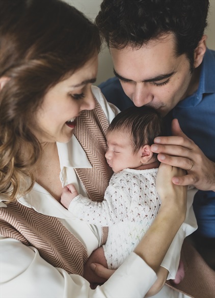 newborn messina foto genitori tutina